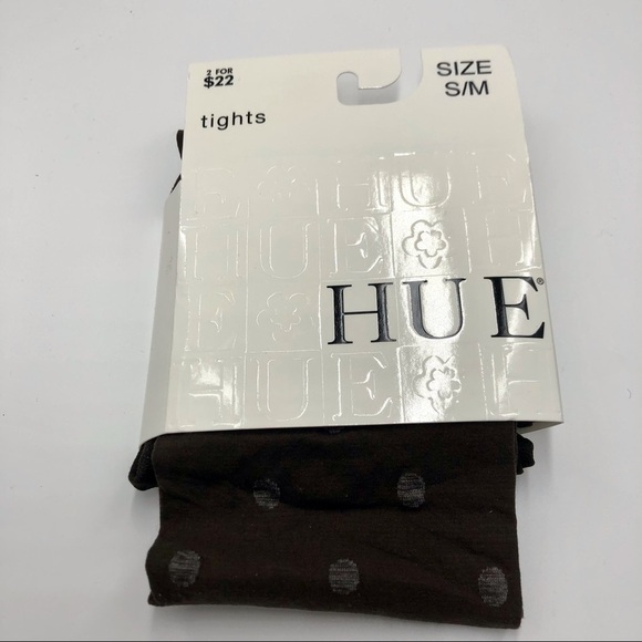 NWT Hue Lightweight Brown w/ Wht  Dots - Picture 1 of 3